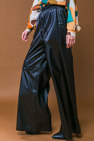 ICONIC REPUTATION LEATHER PANTS.