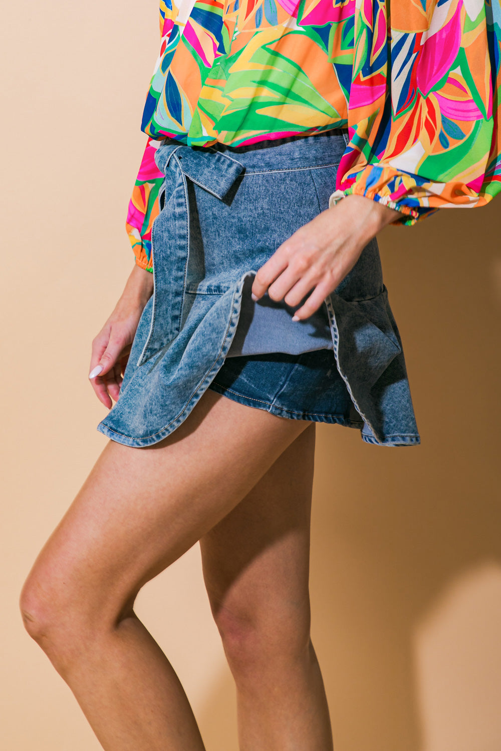 NOTHING TO FEAR DENIM SKORT