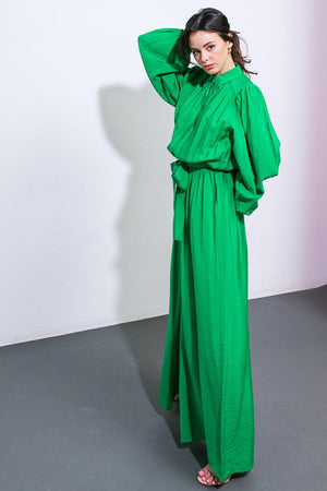 READY FOR TODAY WOVEN JUMPSUIT.