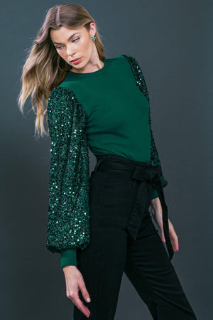 FEELING THE FUN SWEATER TOP.