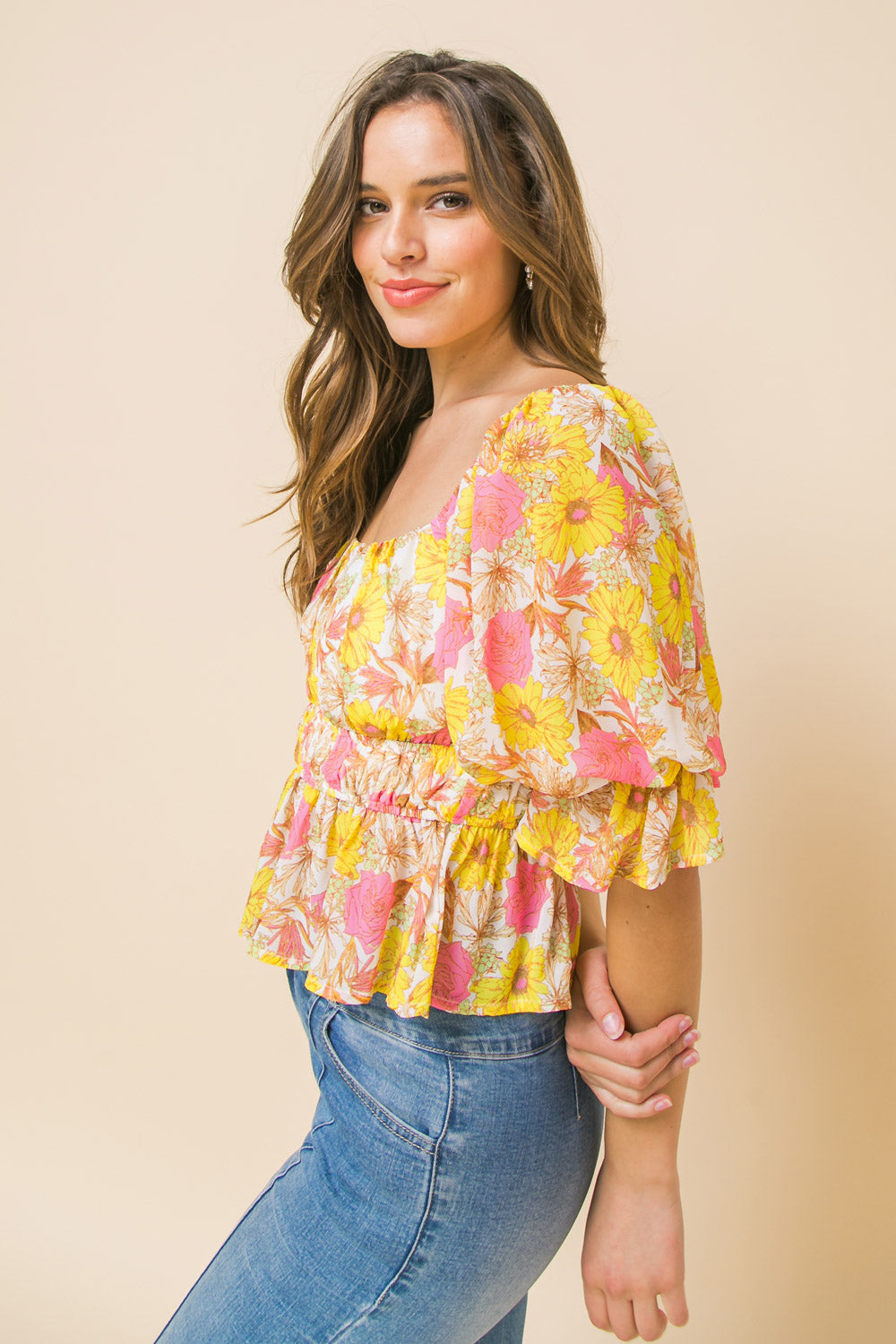 OUR LOVE CONNECTION WOVEN TOP