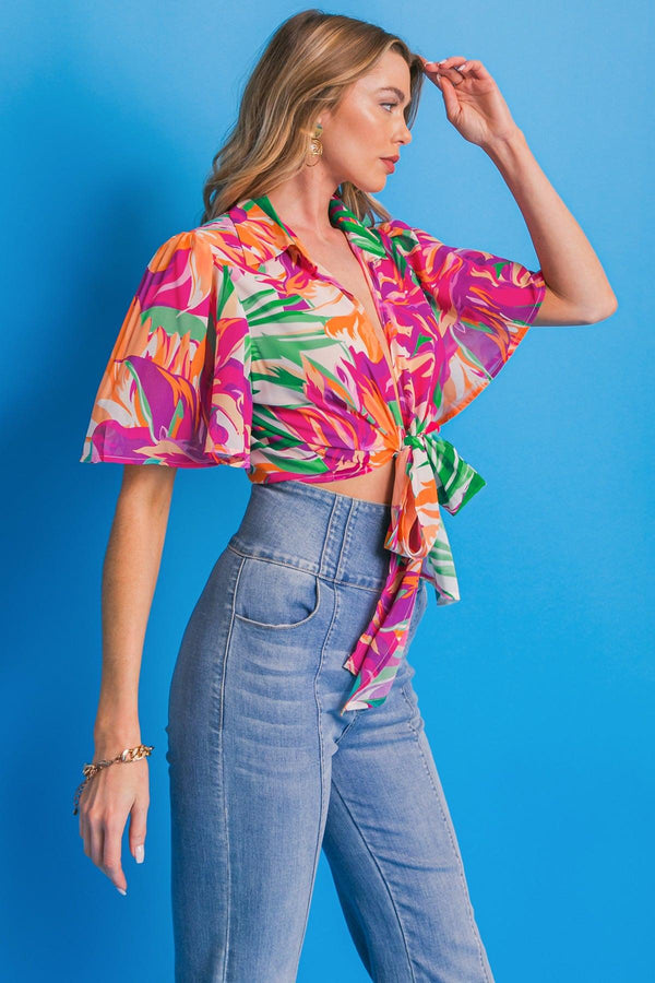 STAND BY ME WOVEN TOP.