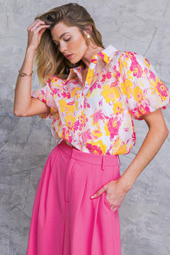 EFFORTLESS OUTLOOK WOVEN TOP - Flying Tomato - TOPS - Flying Tomato