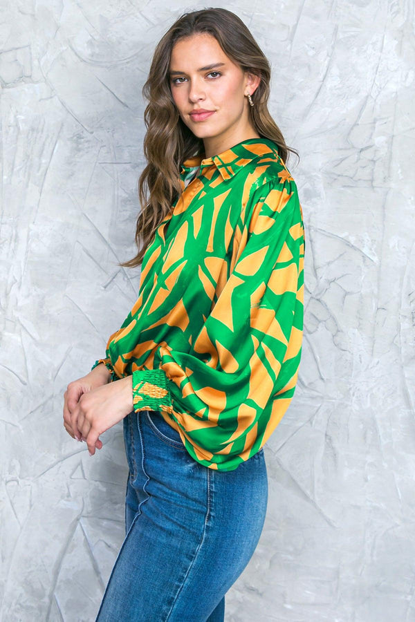 ALWAYS ABOUT YOU WOVEN TOP.