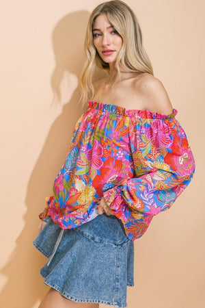 JUST WHAT I NEEDED WOVEN TOP.
