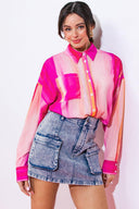 TAKE THE LEAD WOVEN TOP.