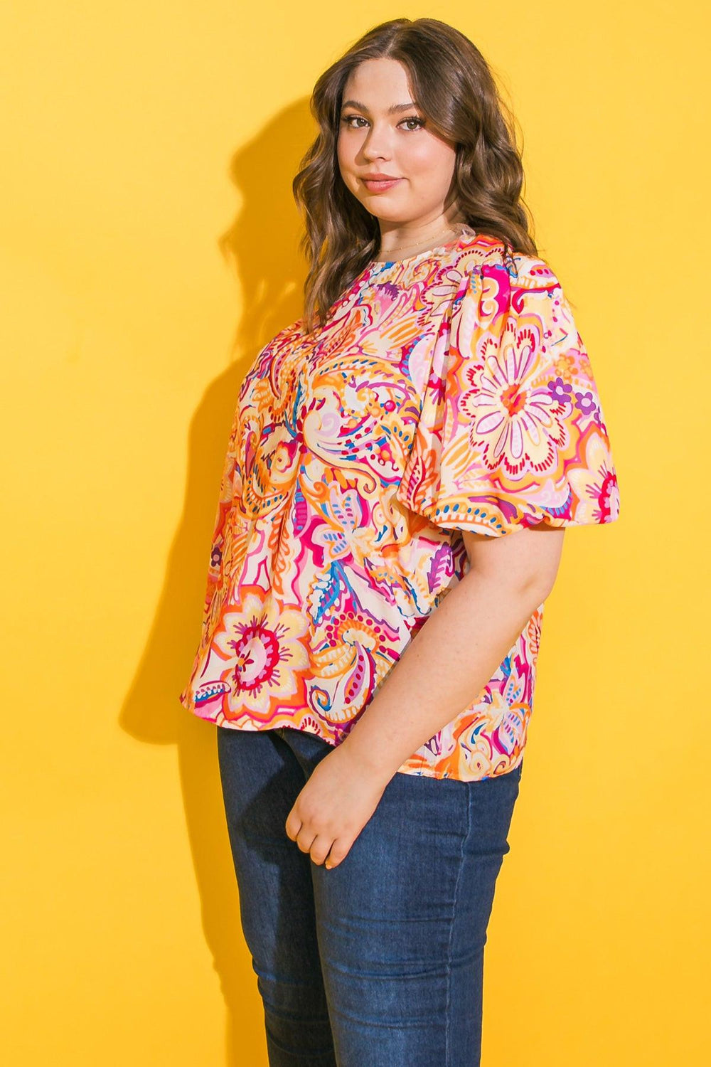 READY TO RUN WOVEN TOP.