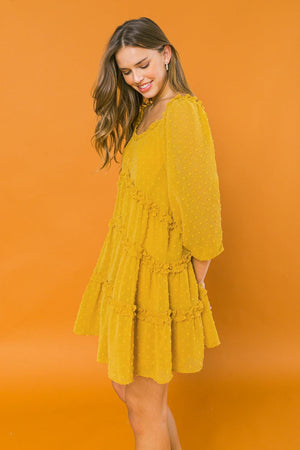 FROM MY PERSPECTIVE WOVEN MINI DRESS.