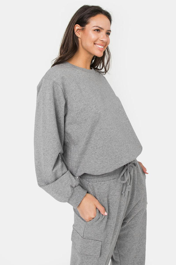 KNOWN TO BE COZY SWEATSHIRT.