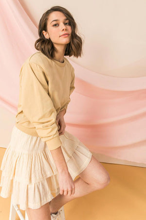 KNOWN TO BE COZY SWEATSHIRT.