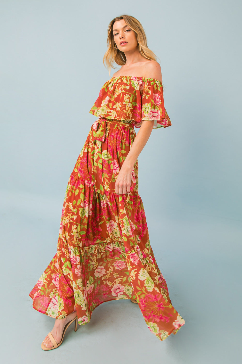 LOVING YOU TRULY WOVEN MAXI DRESS