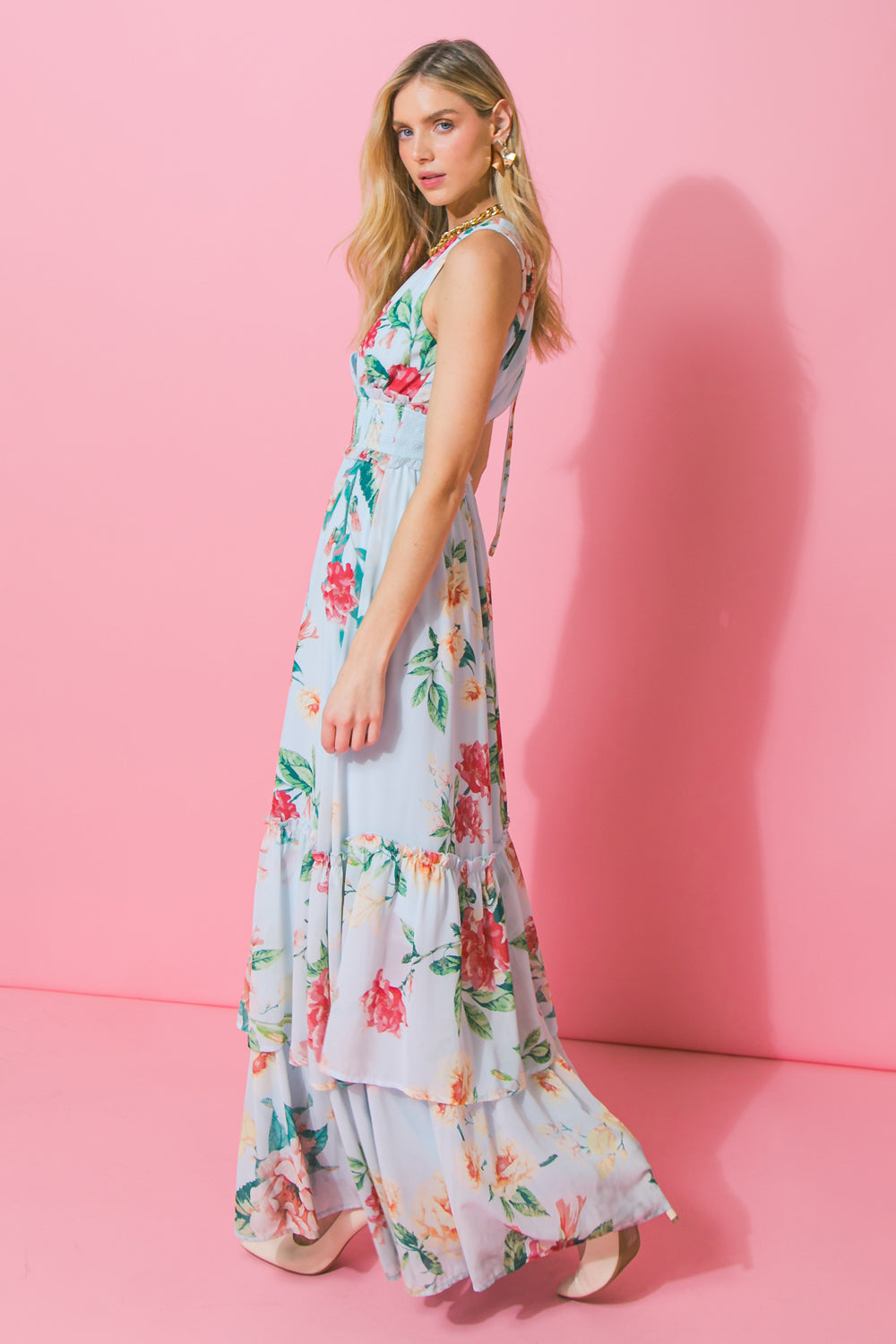 TRUE AS CAN BE WOVEN MAXI DRESS