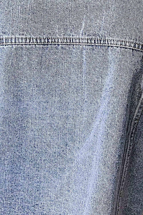 CLAIM TO FAME DENIM VEST.