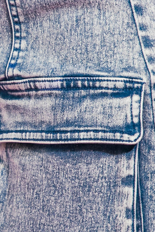 DREAMCATCHER WASHED DENIM SKIRT.